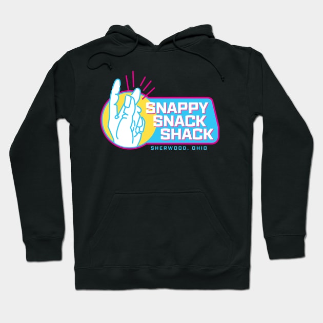 Snappy Snack Shack Hoodie by MindsparkCreative